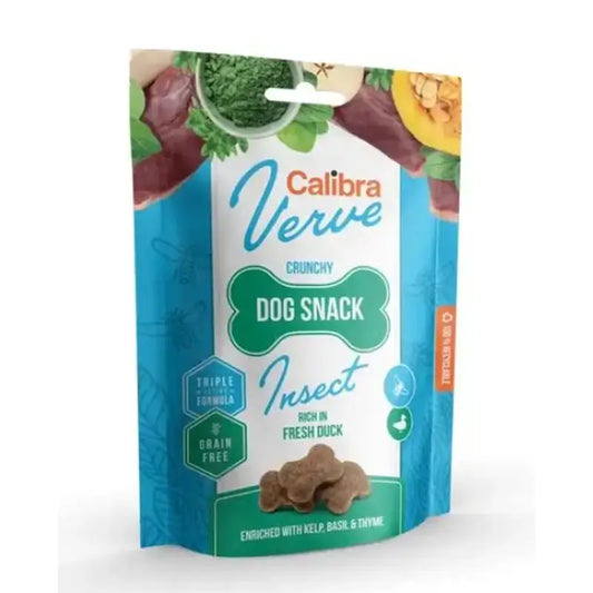 Calibra Dogs Verve Crunchy Snack Insekt & Ente Frisch 150G
