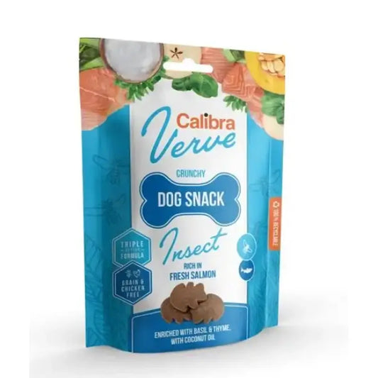 Calibra Dogs Verve Crunchy Snack Insekten & frischer Lachs 150G