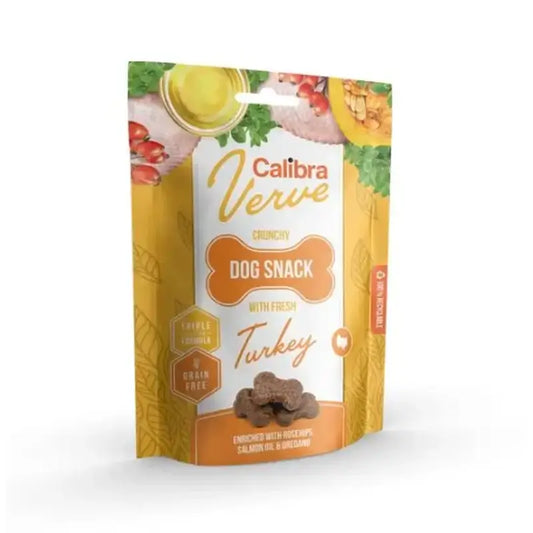 Calibra Dogs Verve Knuspriger Snack Frische Pute 150G