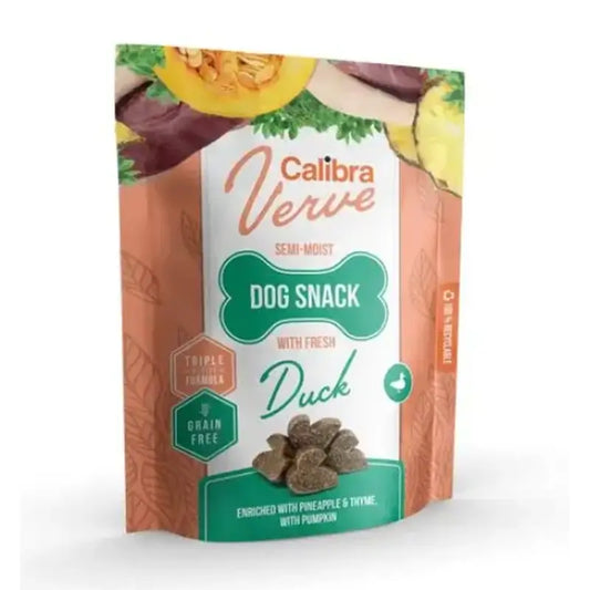 Calibra Dogs Verve Halbfeuchter Snack Frische Ente 150G