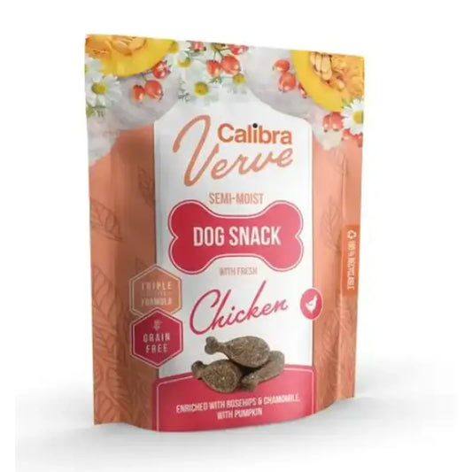 Calibra Dogs Verve Snack Halbfeuchtes Frisches Huhn 150G