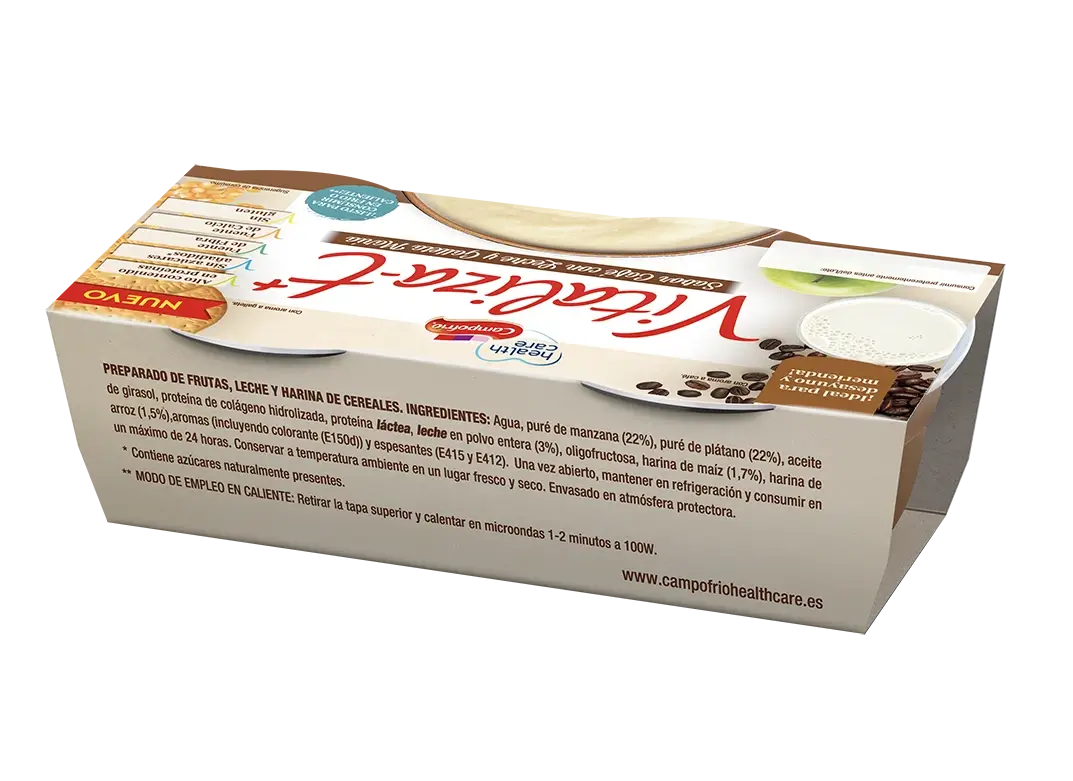 Campofrio Health Care Vitalizat+ Kaffee und Kekse, 6 x 130 g