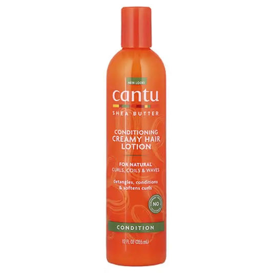 Cantu Shea Butter Natural Hair Conditioner Creamy Hair Lotion 355Ml