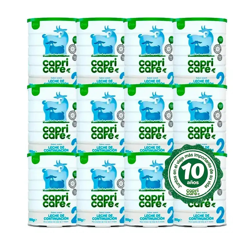Capricare 2 Folgemilch, 12 X 800 Gr Packung