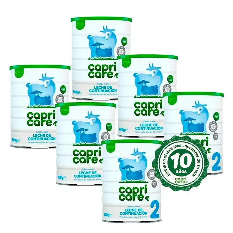 Capricare 2 Folgemilch, Packung 6 X 800 Gr