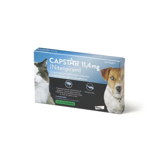 Capstar 11,45Mg Hund und Katze 1-11Kg , 6 Tabletten
