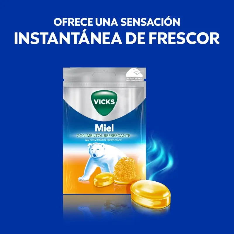 Vicks Honig Bonbons 72 gr