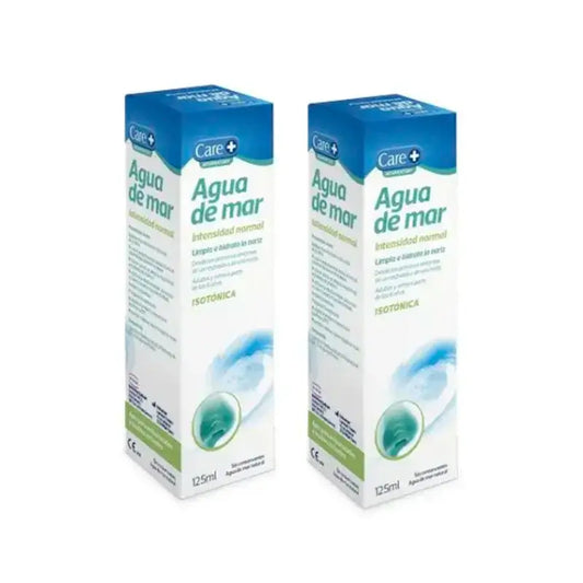 Care+ Isotonisches Meerwasser, Packung 2 x 125 ml