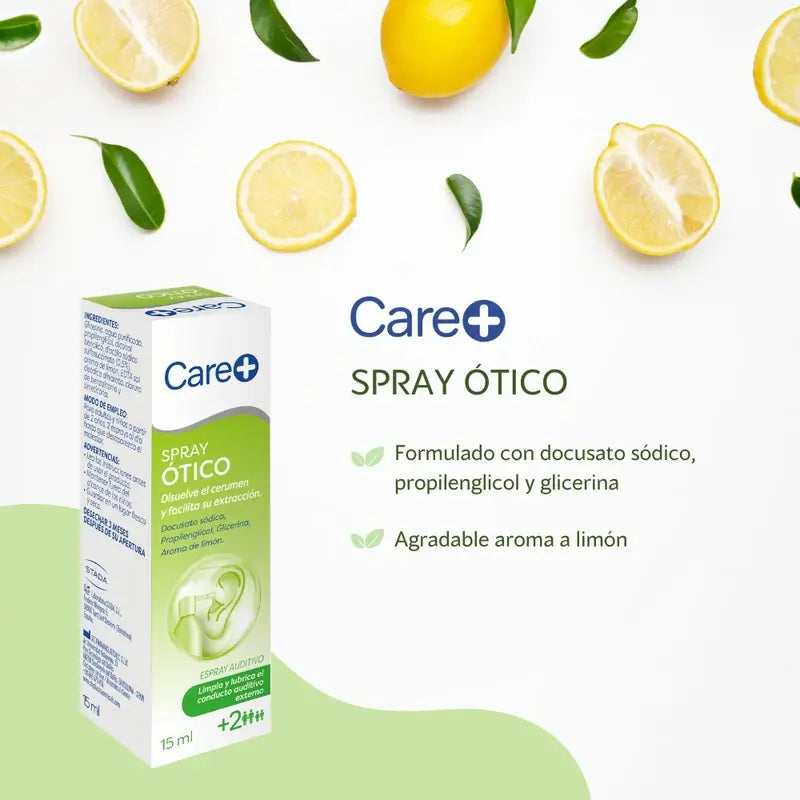 Care+ Ohrreinigungsspray für Erwachsene & Kinder +2 Jahre , 15 ml