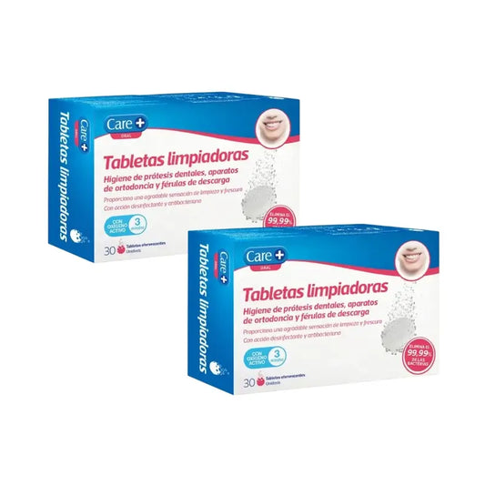 Care+ Reinigungstabletten, 2X30 Einheiten