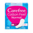 Carefree Cotton Feel Normal Fragrance Free 56pcs