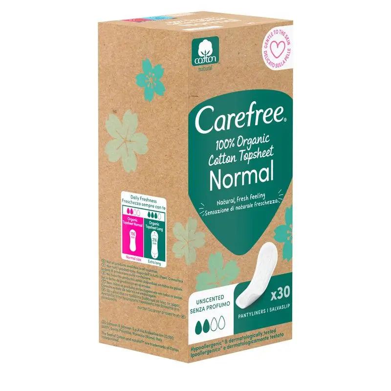 Carefree Plus Bio-Baumwolle 30 Stück