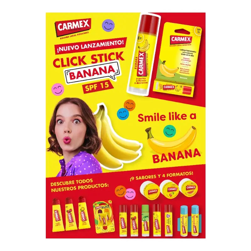 Carmex Stick Banane LSF 15, 4,25 g