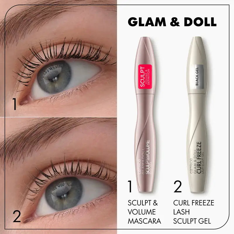 Catrice Mascara „Glam & Doll Curl Freeze“ 010, 9,5 ml