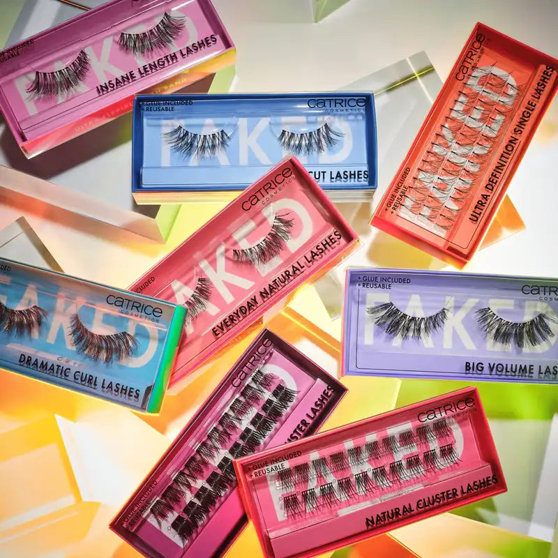 Catrice Gefälschte natürliche Cluster-Wimpern, 20 Stück.
