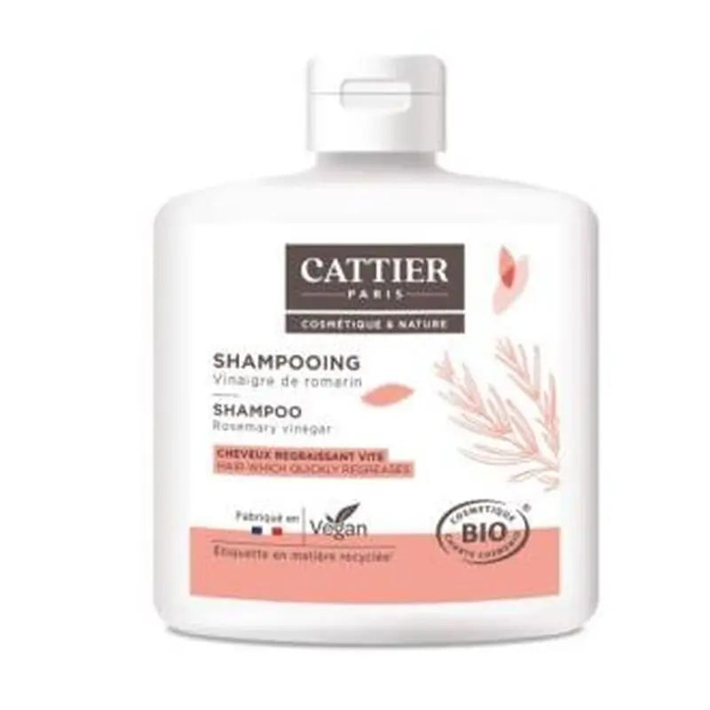 Cattier Rosemary Vinegar Oily Hair Shampoo 250ml.