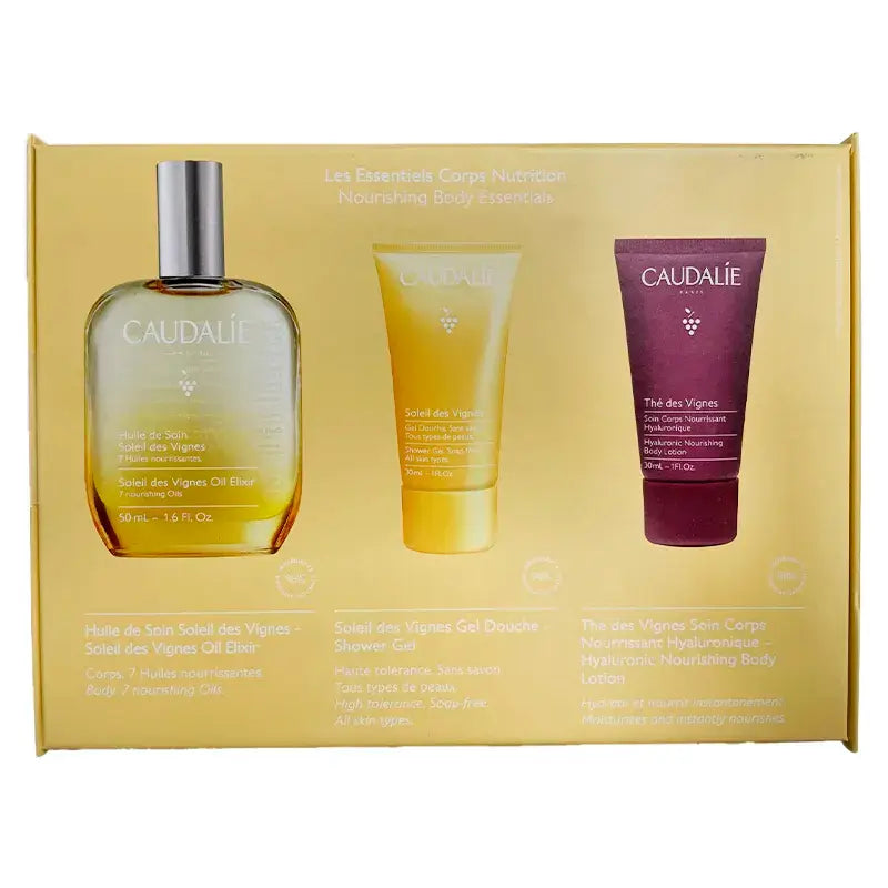 Caudalie Les Essentiels Corps Ernährung Öle Box
