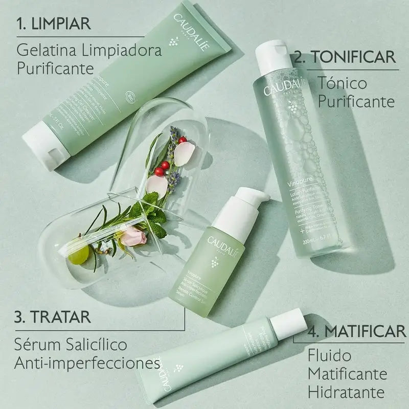 Caudalíe Vinopure Anti-Unvollkommenheiten Salicyl-Serum - 30 ml