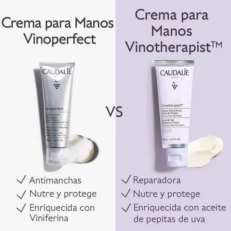 Caudalie Vinotherapist Hand- und Nagelcreme, 75 ml