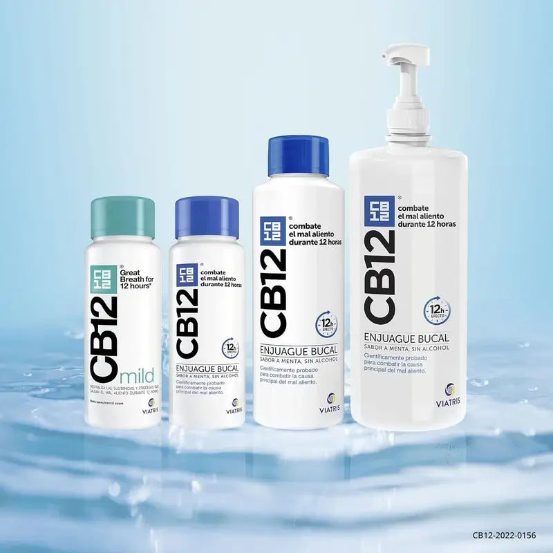 CB12 Mundspülung mit Minzgeschmack Mundspülung mit Halitosis, 1000 ml