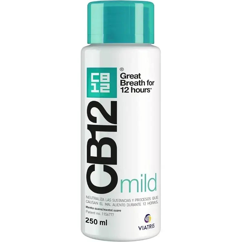 Cb12 Mildes Mundwasser Mildes Mundwasser mit Minzgeschmack bei Halitosis, 2X250 Ml