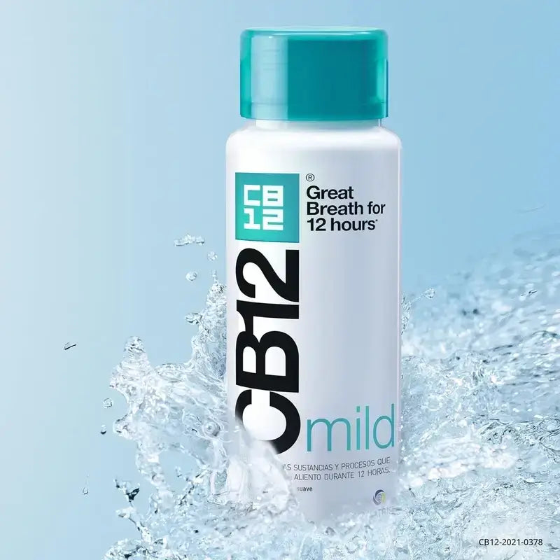 Cb12 Mildes Mundwasser Mildes Mundwasser mit Minzgeschmack bei Halitosis, 2X250 Ml