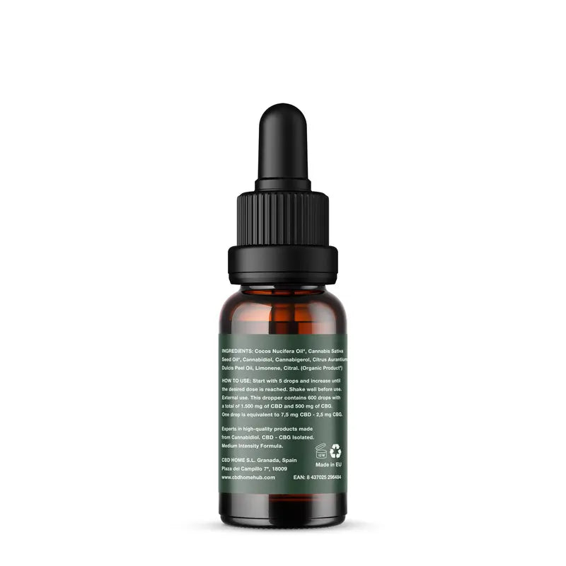 Cbd Home Cbd-Öl 15% + Cbg 5%, 10 ml
