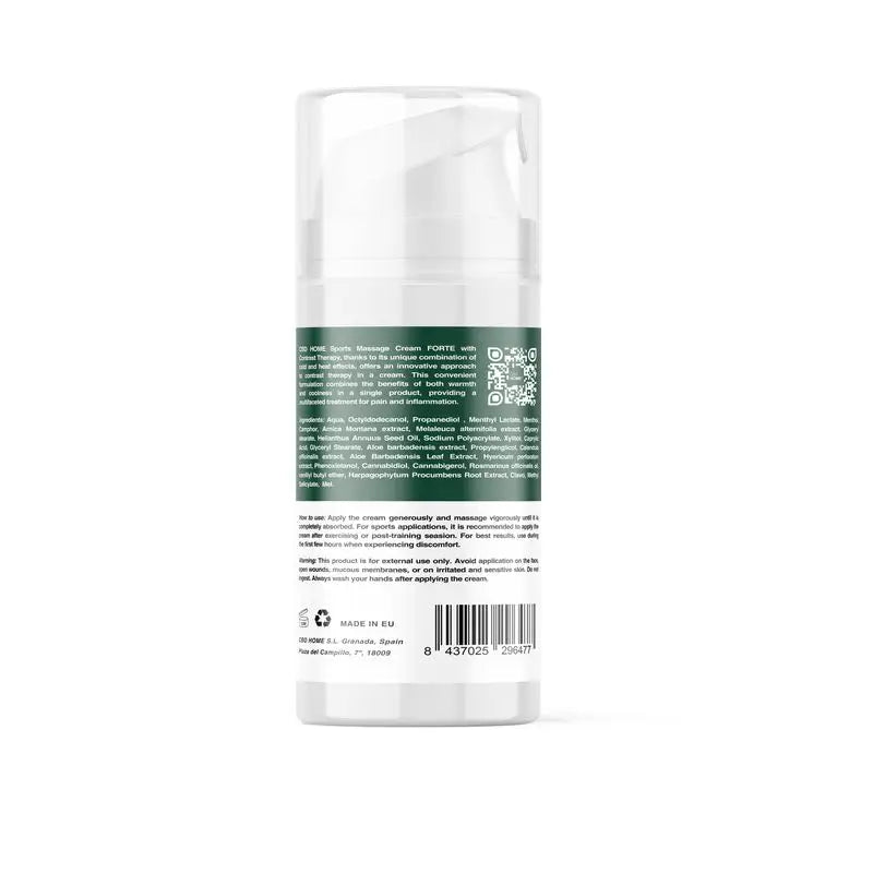 Cbd Home Sportcreme Forte Cbd + Cbg, 100 ml