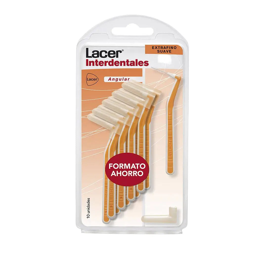 Lacer Angular Interdental Brush Extrafine Soft 10 pieces