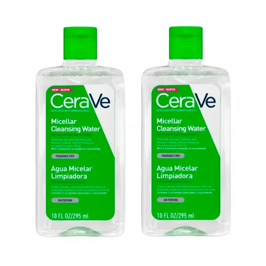 CeraVe Mizellen-Reinigungswasser, Packung 2 x 295 ml