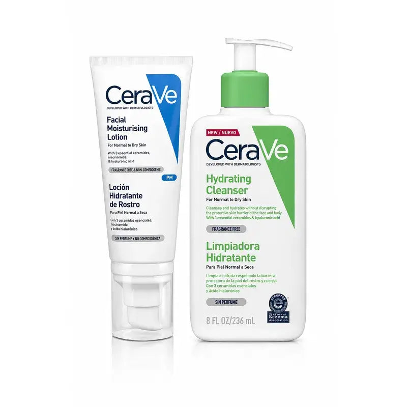 Cerave Cerave Reinigungsgel 236 ml + Cerave Feuchtigkeitslotion für das Gesicht, 52 ml