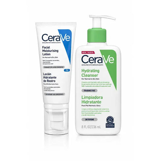 Cerave Cerave Reinigungsgel 236 ml + Cerave Feuchtigkeitslotion für das Gesicht, 52 ml