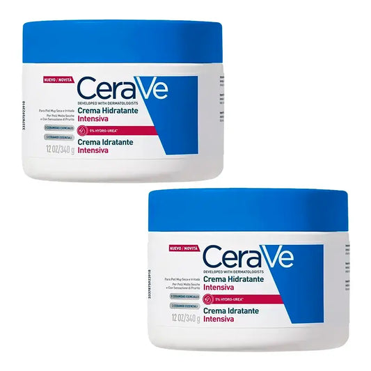 Cerave Intensive Feuchtigkeitscreme 5% Hydro-Urea, Packung 2 x 340 g