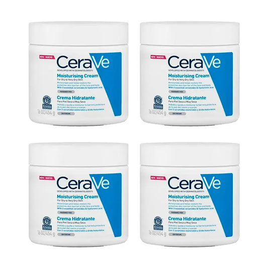 CeraVe Feuchtigkeitscreme, Packung 4 x 454 g