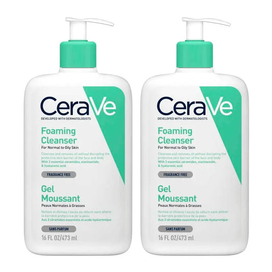 CeraVe Duplo Foaming Gel Cleanser, 2X473 ml