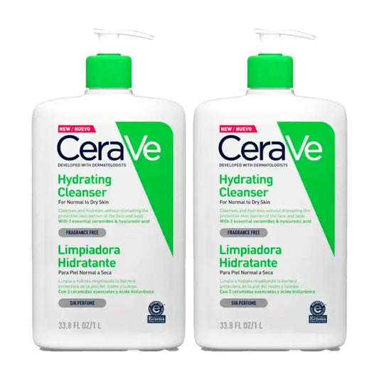 CeraVe Duplo Moisturising Cleansing Gel, 2X1L