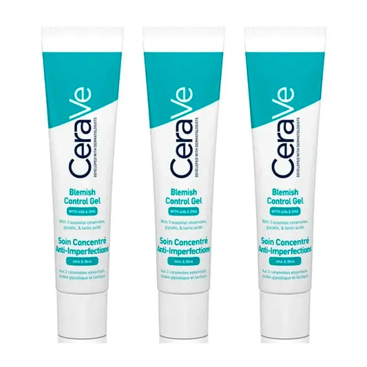 CeraVe Gel gegen Unreinheiten, Packung 3 x 40 ml