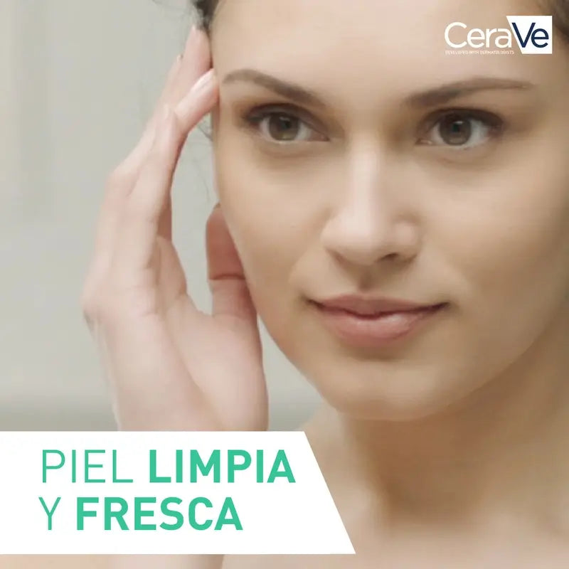 CeraVe Foaming Cleansing Gel, clean and fresh skin