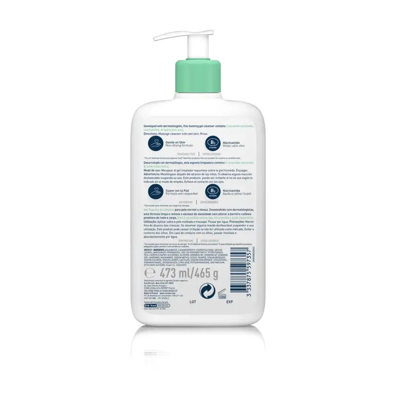 CeraVe Schäumendes Reinigungsgel, 473 ml