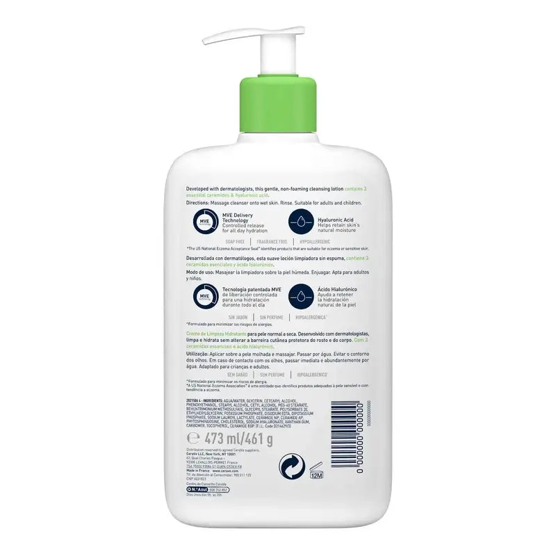 CeraVe Feuchthalte-Reinigungsgel, 473 ml