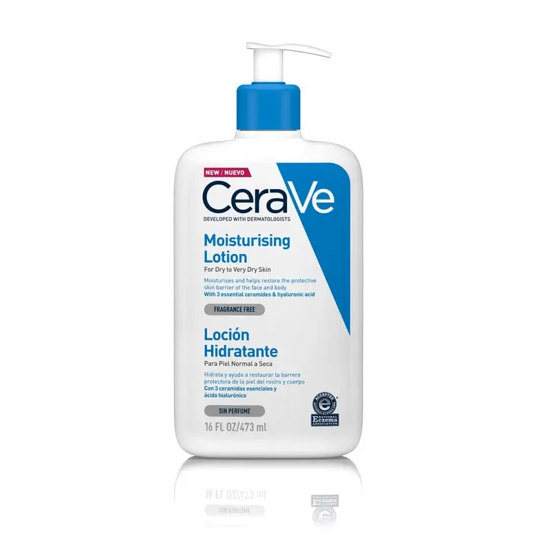 CeraVe Feuchtigkeitslotion für trockene oder sehr trockene Haut, 473 ml