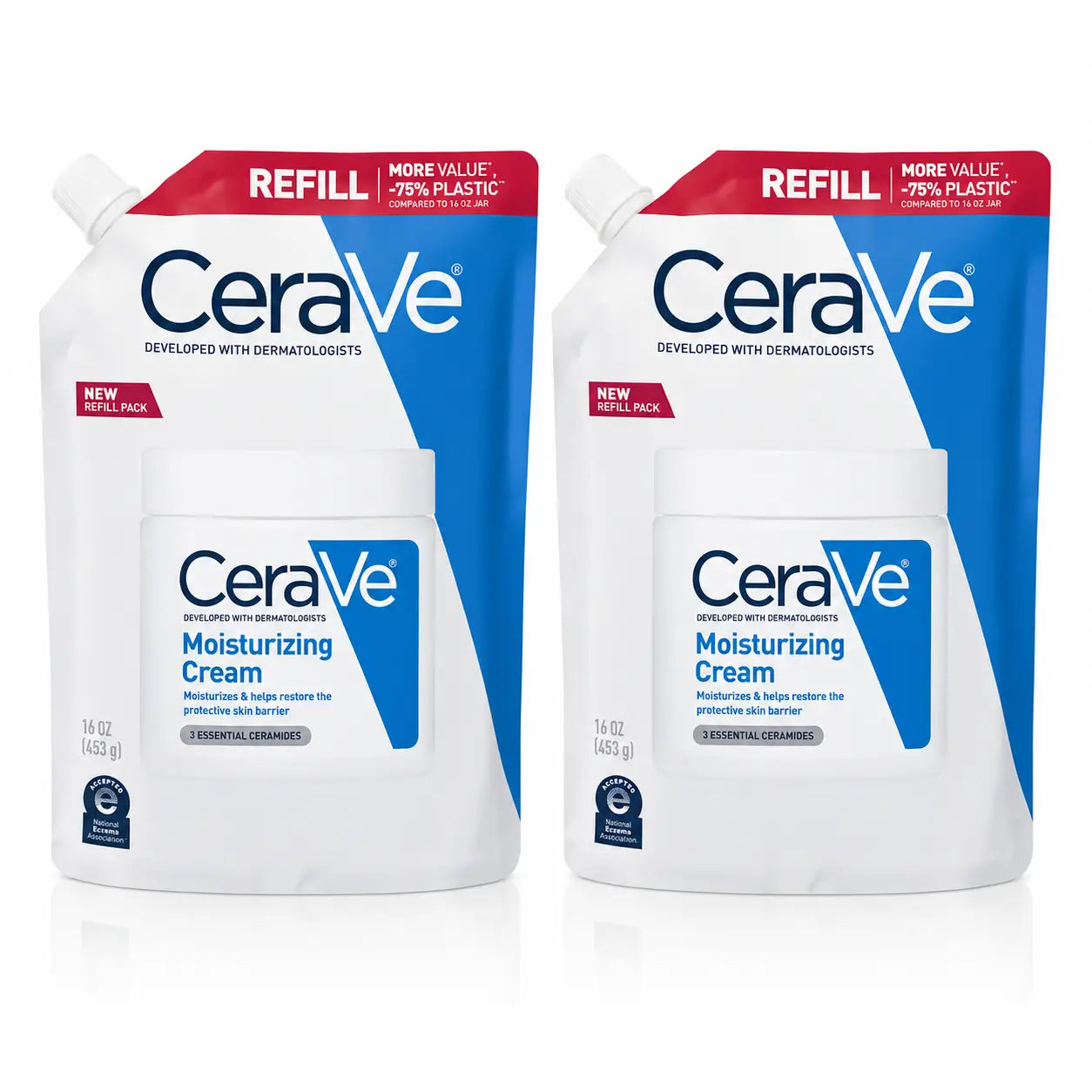 Cerave Pack Cerave Feuchtigkeitscreme Nachfüllpackung , 454 Ml X2 , x2