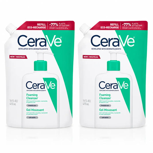 Cerave Pack Cerave Schäumendes Reinigungsgel Nachfüllpackung, 473 Ml, x2