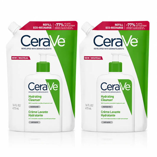 Cerave Pack Cerave Feuchtigkeitsreiniger Nachfüllpackung, 473 ml, x2