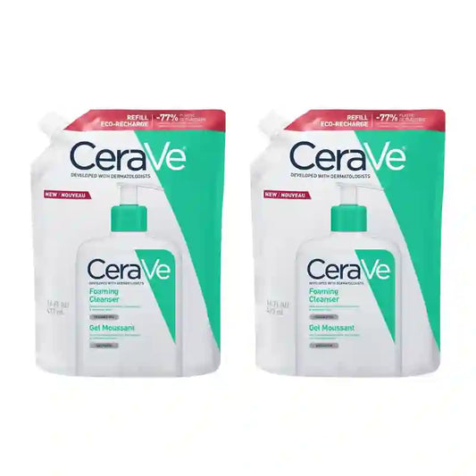 CeraVe Schäumendes Reinigungsgel Nachfüllpackung, 2X473 Ml