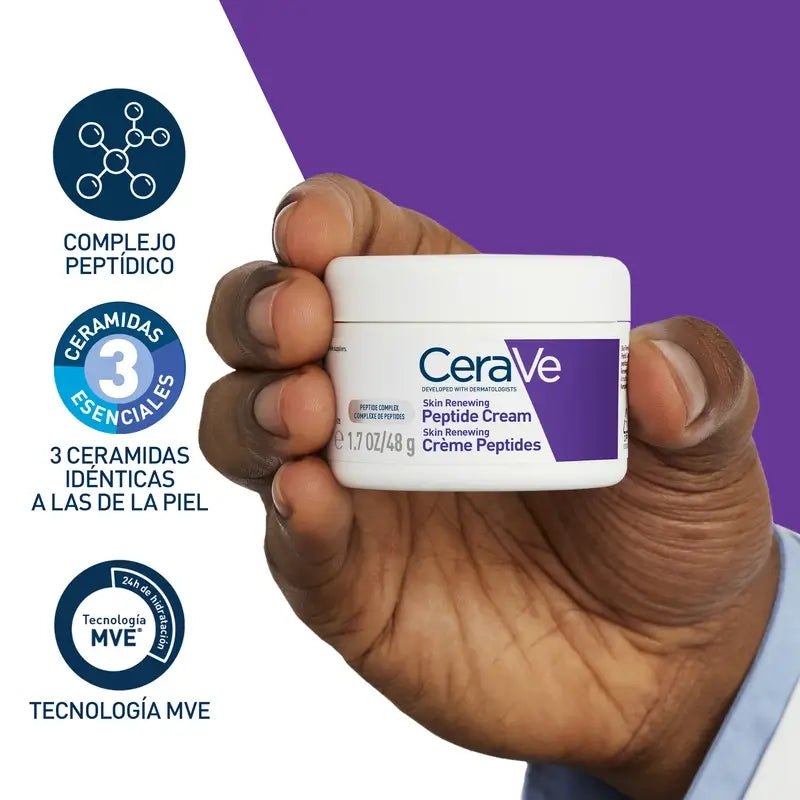 Cerave Hauterneuerungscreme mit Peptiden , 48 ml