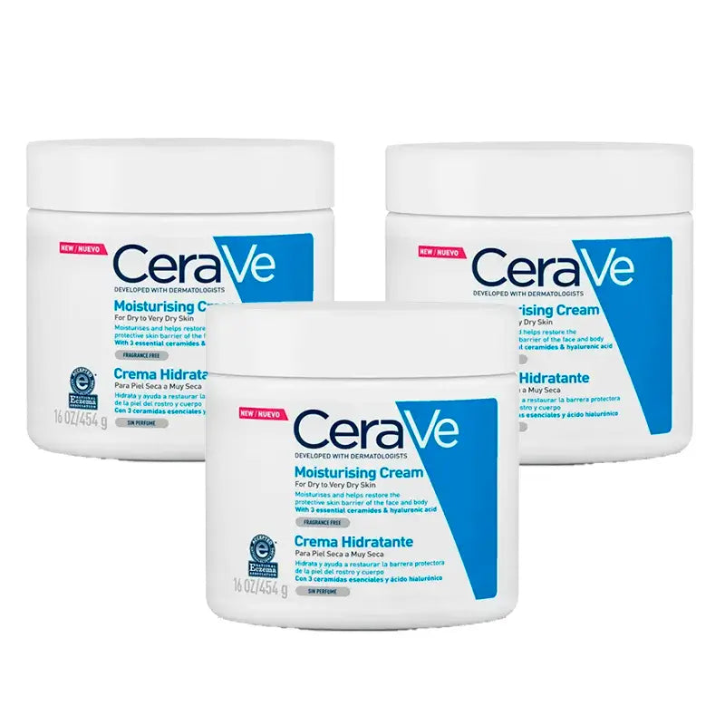 CeraVe Triplo Feuchtigkeitscreme, 3X454 Gr
