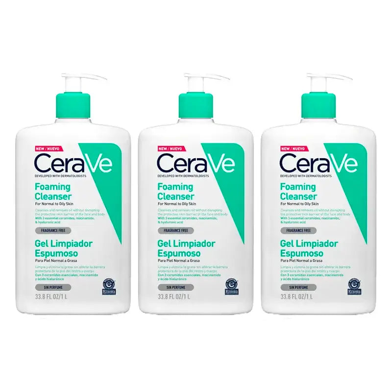 CeraVe Triplo schäumendes Reinigungsgel, 3X1L