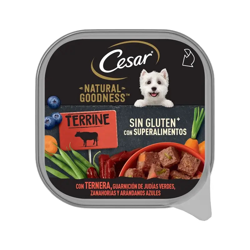 Cesar Natural Muiltipack Rindfleisch 16X100Gr