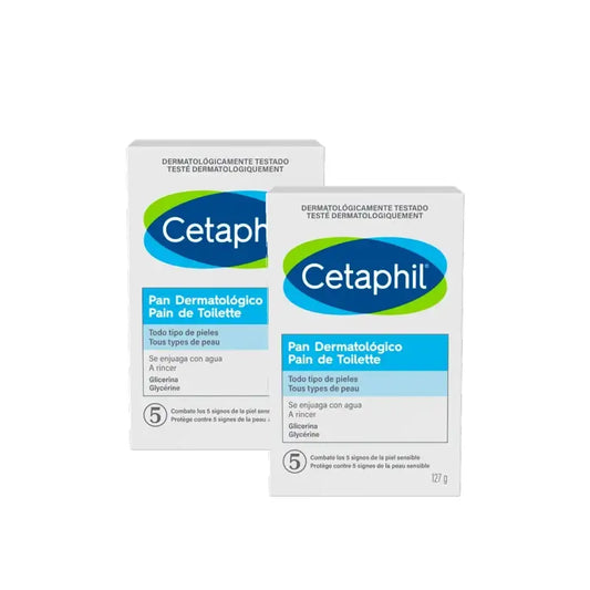 Cetaphil Dermatologisches Seifenstück 127 g, 2er-Pack